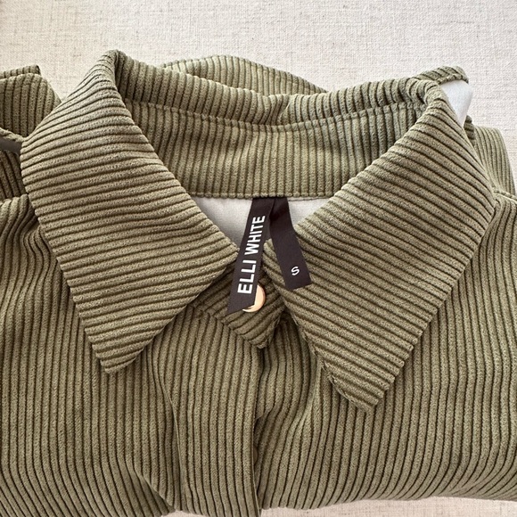 ELLI WHITE Corduroy Overshirt/Dress - Picture 3 of 3